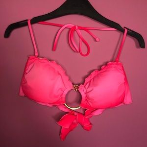 Victoria’s Secret Pink Ombré Heart Gem Bikini Top